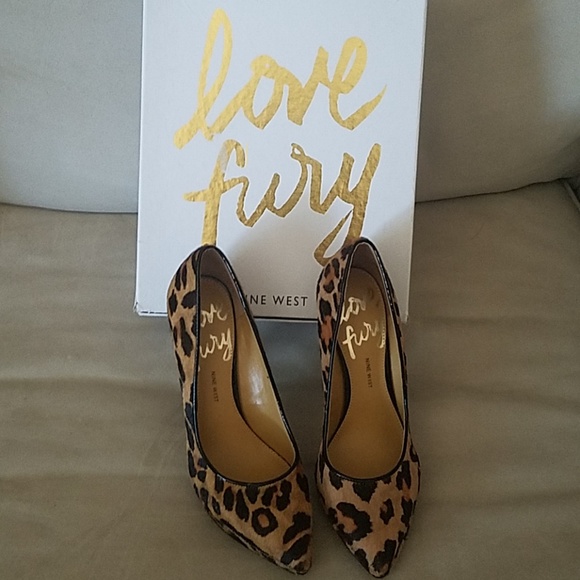 Nine West Shoes - Nine West animal print stellettos